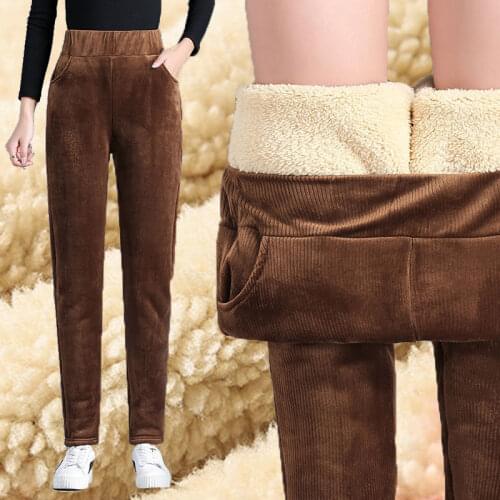 Women Pants Corduroy Pants Children Autumn Winter Loose Pantalones De Mujer