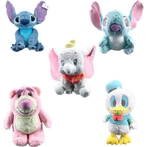 1pieces/lot big 50cm plush strawberry bear angie duck elephant doll gift Childrens toys
