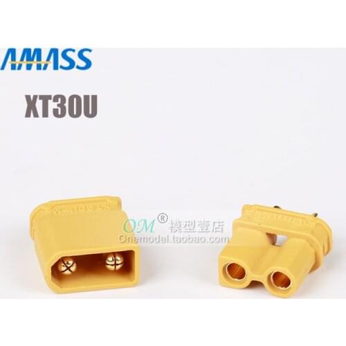 100% Original Amass 1pair/2pairs/5pairs XT30 XT30U Connector Plugs Male Female Bullet RC Lipo Quadcopter Battery