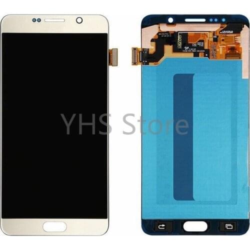 100% Tested Good Original LCD for SAMSUNG Note 5 N9200 N920F N920A N920T N920C N920V N920W8 Touch Screen Digitizer Assembly