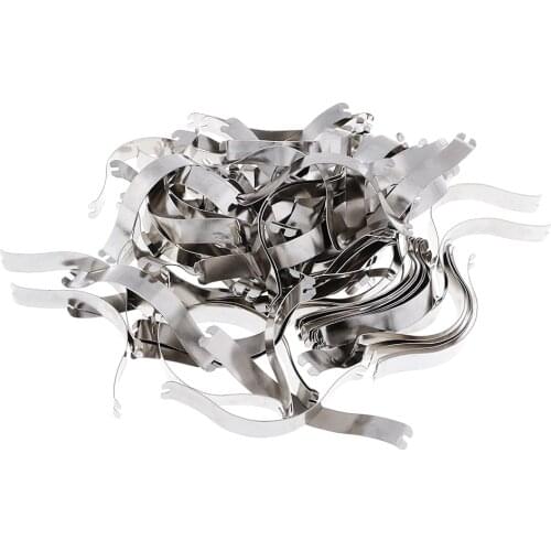 100 Pieces Wholesale Spring Clips Holds Framed Object Snugly Against Frame Molding fit for Metal Aluminum Frames