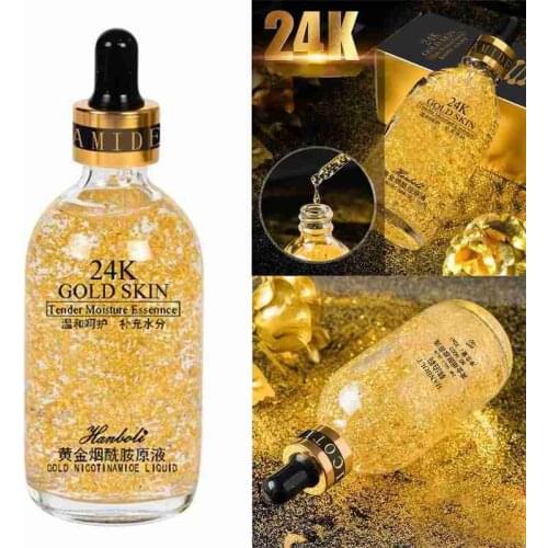 30ml 24k Gold Shrinking Pores Hydrating Essence Niacinamide Original Fluid Anti-aging Face Serum Face Care