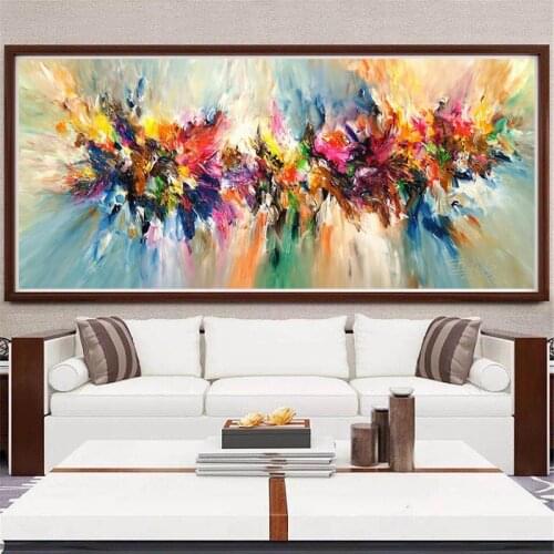 Abstract Colorful Pictures Canvas Painting Quadro Flower Poster Print Wall Art for Living Room Home Decorative Paintings Cuadros