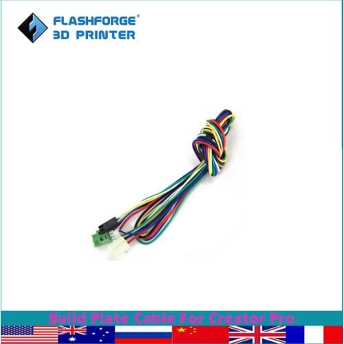 Flashforge 3d Printer Accessories Build Plate Heating Cable For Creator Pro Heated Cable 3d Printer Parts