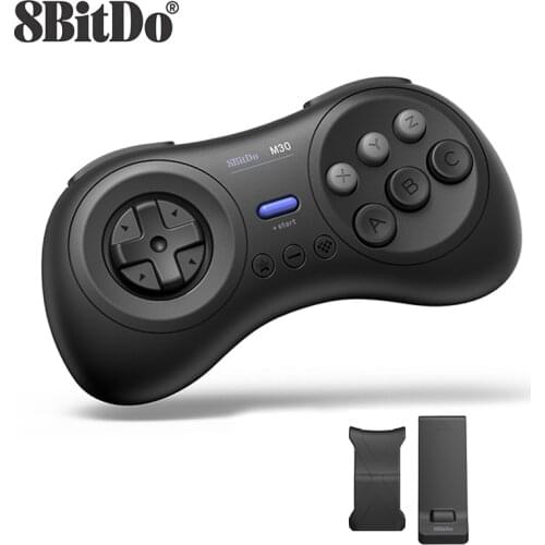 For Nintendo Switch MAC Steam For Sega Genesis Mega Drive Style 8Bitdo M30 Wireless Bluetooth Gamepad Game Controller