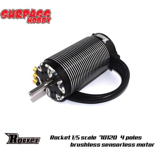 SURPASS HOBBY Rocket 70120 680KV 620KV 480KV high-torque Sensorless Brushless Motor for 1/5 Scale RC Monster Off-road Truck Car