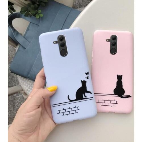 Case For Huawei Mate 20 Lite 6.3'' Soft Silicone Case Stylish Painted TPU Fundas For Huawei Mate 20 Lite Phone Back Cover Bumper