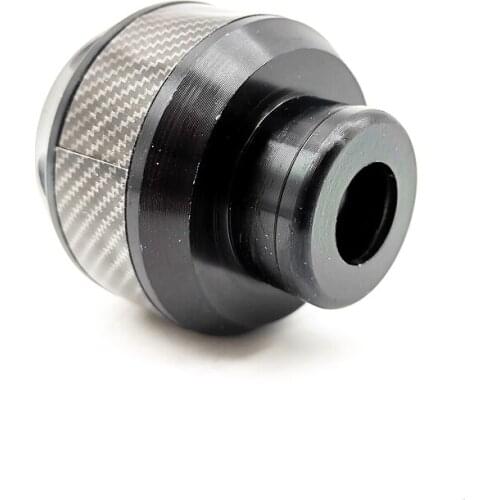 Black Motorcycle Front Fork Frame Sliders Crash Protection 1 Piece