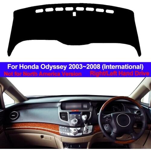 Car Inner Auto Dashboard Cover Dashmat Carpet Dash Mat Cushion cape 2 Layers For For Honda Odyssey 2004 2005 2006 2007 2008