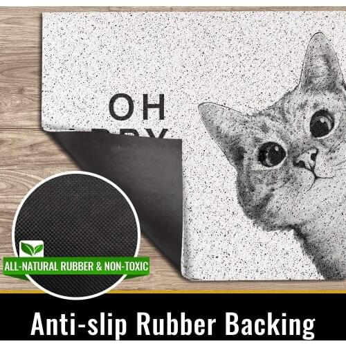 Kitten Pattern Entrance door mat Custom Dust Removal Door mat Carpet PVC Wire Loop Anti-Slip Mats Welcome Outdoor doormats