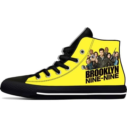 Brooklyn Nine Nine Brooklyn 99 Cool Fashion Funny Casual Cloth Shoes High Top Lightweight Breathable 3D Print Men Women Sneakers