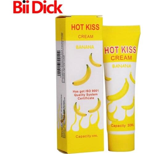 Sex Lubricant 30ml Water-based Banana Flavor Sex Oil Vaginal and Anal Gel Adults Sex Product Oral Sex Lubricants