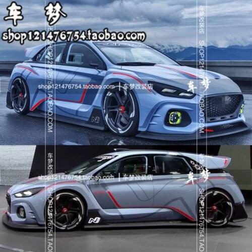 FOR Hyundai Veloster car sticker body exterior modification racing decal accessories