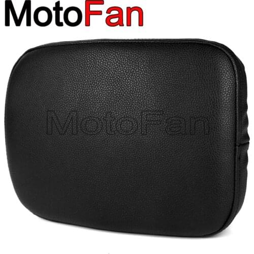 Motorcycle Pillion Pad Suction Cup Seat Cushion Rear Passenger Saddle for Harley Dyna Sportster Softail Touring Fat Boy