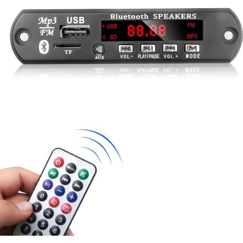 2020 Hot kebidu Bluetooth 5.0 (OPP) jx-016bt 12V ordinary screen (car hands free + recording) Bluetooth MP3 decoder board