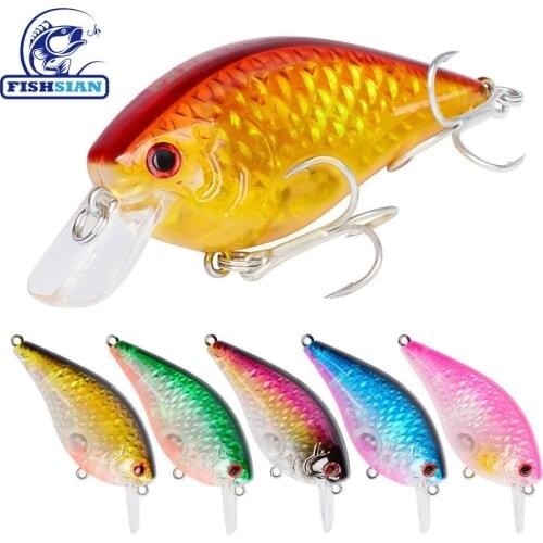 FISHSIAN Crankbait Fishing Lure Rock Bait Whopper 10.5G 16g Tackle Trolling Lure Crank Bait Articulos De Pesca Isca Artificial