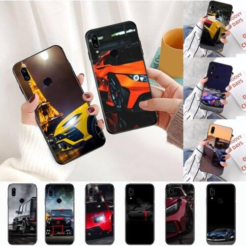 Sports Cars Male Men Phone Case For Xiaomi Redmi 4x 5 plus 6A 7 7A 8 mi8 8lite 9 note 4 5 7 8 pro