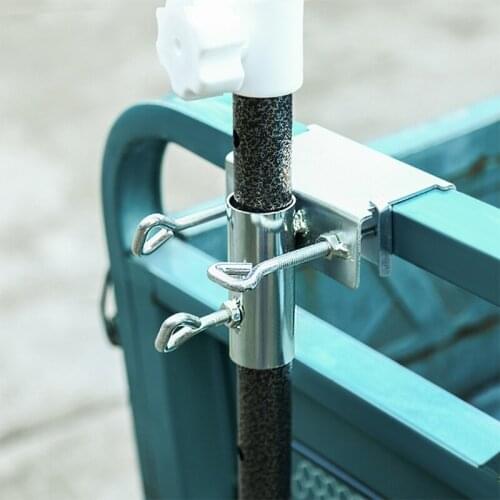 Heavy Duty Patio Umbrella Holder Bench Buddy Deck Umbrella Stand Clamp Holder Clip Beach Fishing Umbrella Mount Clamp