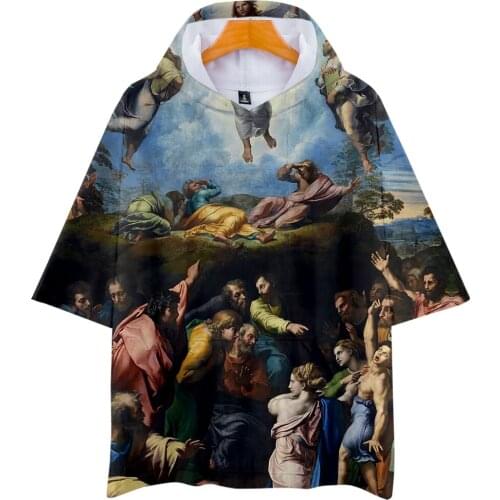 2019 Unisex Sweatshirt World famous painting art Printed Sweatshirt Hip Hop Street Style Hoodie