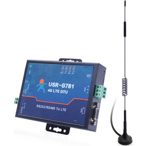 USR-G781 Cellular Modem Routers | Industrial Cellular Modems Provide Serial and Ethernet Connectivity to PLC, RTU, Data Loggers
