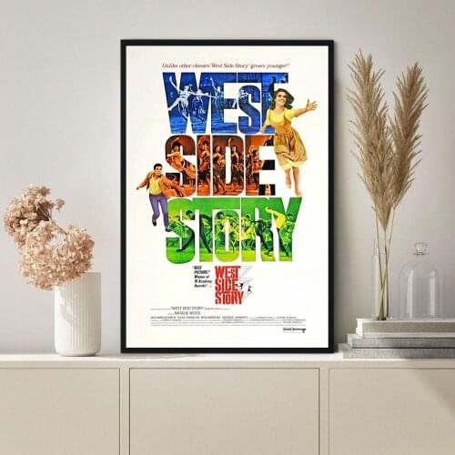 West Side Story 1961 american musical Movie Poster Canvas Print Wall Painting Home Decoration
