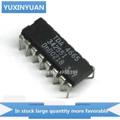 YUXINYUAN 5PCS TDA4665 4665 DIP16 in stock in stock