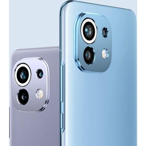 Camera Len Protect Protector Cover For Xiaomi Mi 11 Pro Mi11 Redmi K40 Aluminum Metal Tempered Glass Camera Screen Protection