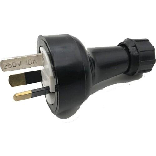 2PCS Australian Power Cord SAA Male Plug Female Socket Electrical Plug Industrial Vintage Style Rewire Plug DIY Assembled