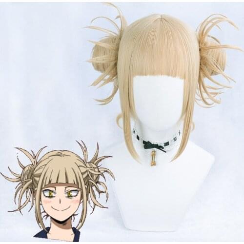 2018!!! Halloween Concert Cosplay Himiko Toga Cosplay Wig Boku no Academia Cosplay Role Play My Hero Academia Styled Wig
