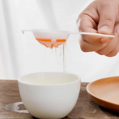 5PC Separating Funnel Spoon Egg Divider Cooking Baking Tools Egg White Separator Egg Yolk Filter Kitchen Gadgets And Accessories