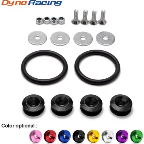 Aluminum Quick Release Fasteners are ideal for front bumpers Rear bumpers and Trunk Hatch lids without logo YC101327