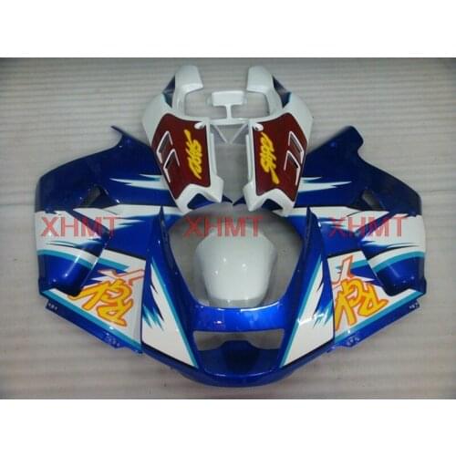 For Suzuki RGV250 1990 - 1995 NC22 Fairing RGV250 1992 Bodywork RGV 250 1993 Blue White Fairing Kits