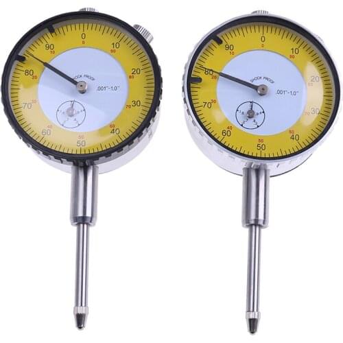 1" Dial Test Indicator Travel Lug Lever Gauge Scale Meter 0.001" Graduation