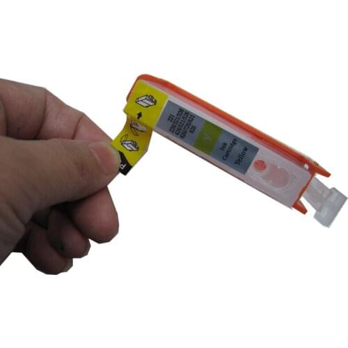 For canon CLI-471Y 471Y refillable ink cartridge permanent chip For canon PIXMA MG7740 MG5740 TS8040 TS5040 printer