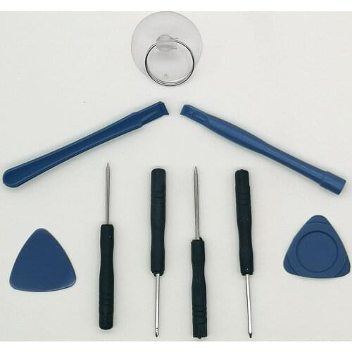 DIY Cell Phone Repairing Tools Kit 9 In 1 with Repair Pry Kit Opening Battery Replace Tools for IPhone Ipad Samsung 500pcs/lot