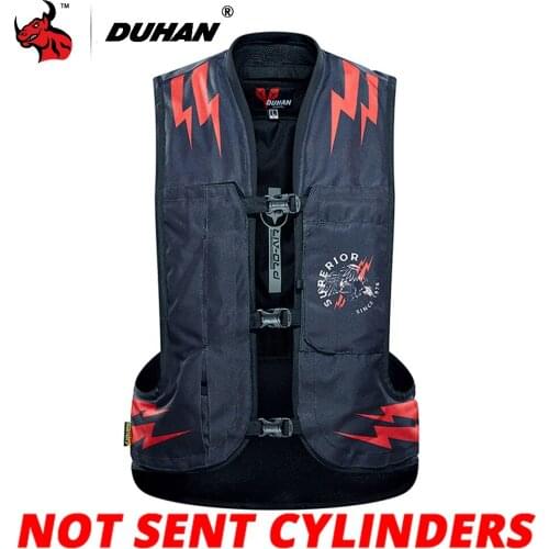 DUHAN New Motorcycle Air-bag Vest Motorcycle Jacket Moto Racing Professional Advanced Air Bag System Motocross Protective Airbag