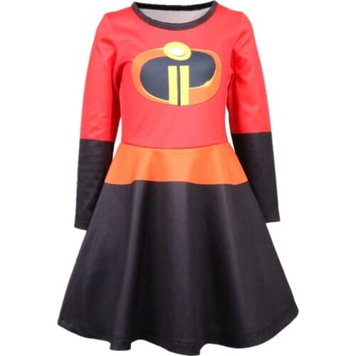Mr. Incredible 2 Dress Costume Girls Violet Cosplay Kids hero Fancy Dress Child Christmas Carnival Party Clothing