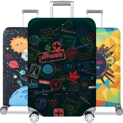 Thicker trolley Luggage Protective Covers Suitcase Case Travel Accessorie Baggag Elastic Luggage Cover for 18-32 inch Suitcase