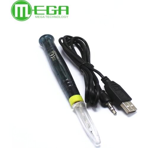 2A 5V 8W Mini Portable USB Electric Powered Soldering Iron Pen Tip with Touch Switch Protective Cap
