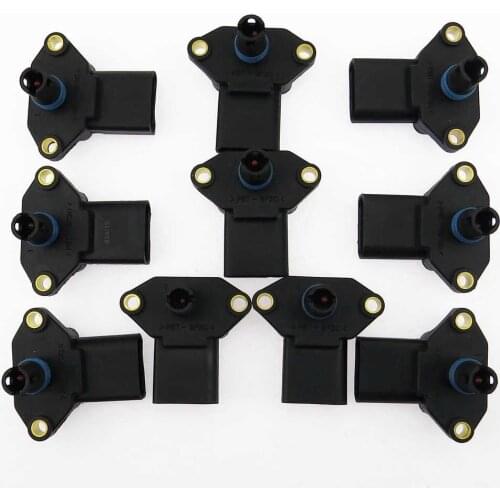 Scjyrxs - vehicle pressure sensor, device with 10 maps, for beetle golf MK3 MK4 Polo seat Leon Ibiza Fabia Octavia 036906051d