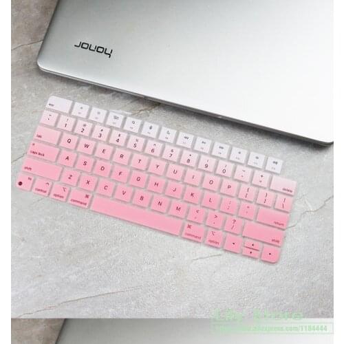 For 2021 Apple iMac 24 Inch Euro Magic Keyboard with Touch ID A2449 M1 Chip A2450 Silicone Keyboard Cover skin Protector