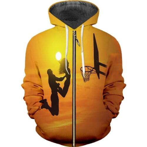 UJWI 3D zip Hoodies Bryant 24 Hoodies Pullover Casual Men/Women Sweatshirts Hip Hop Letter loose zipper Hoodies