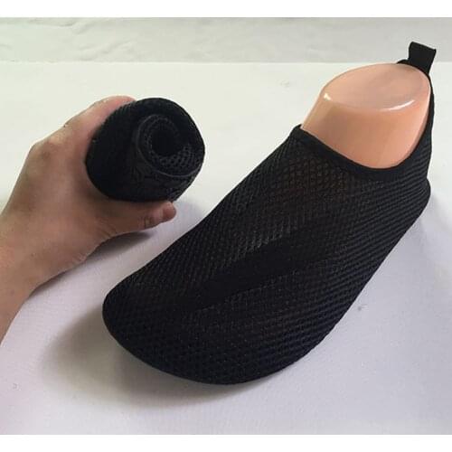 1Pair Outdoor Sneakers Men Women Barefoot Beach Water Shoes Flat Wade Shoes Beach Swimming Bicycle Quick-Drying Aqua Shoes