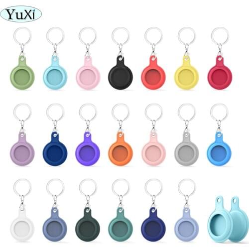 YuXi Protective for Airtag Case Shockproof Silicone Material Cover Shell Location Tracker Protector for AirTag Bluetooth Tracker