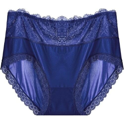 BS27 5XL Underwear Women Sexy Lingerie Breathable Female Underpants High Rise Big Size Panties