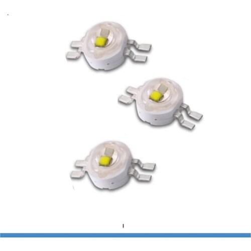 1000PCS/LOT 2W Blue and White Bicolor 4 Feet CRI 80 Gold Wire Copper Bracket LED