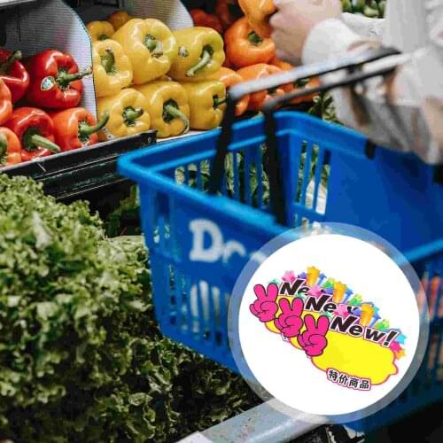 20pcs Advertising Stickers Sale Tags Promotional Tags Blank Price Signs