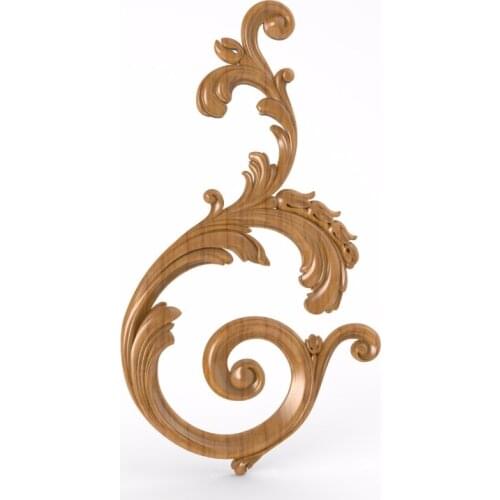 3d STL Furniture Decor Decoration Collection for CNC Router Engraver Machine Relief Artcam D014