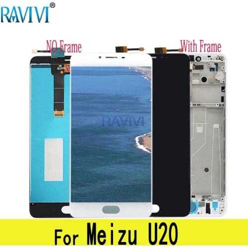 5.5" LCD For MEIZU U20 LCD Display Touch Screen Digitizer Assembly Replacement with Frame For MEIZUU20