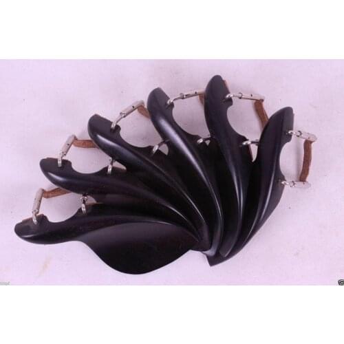 5pcs Violin Chin rest ebony wood Chin rest Screw calmp full size 4/4 Violin parts & accessories#E51